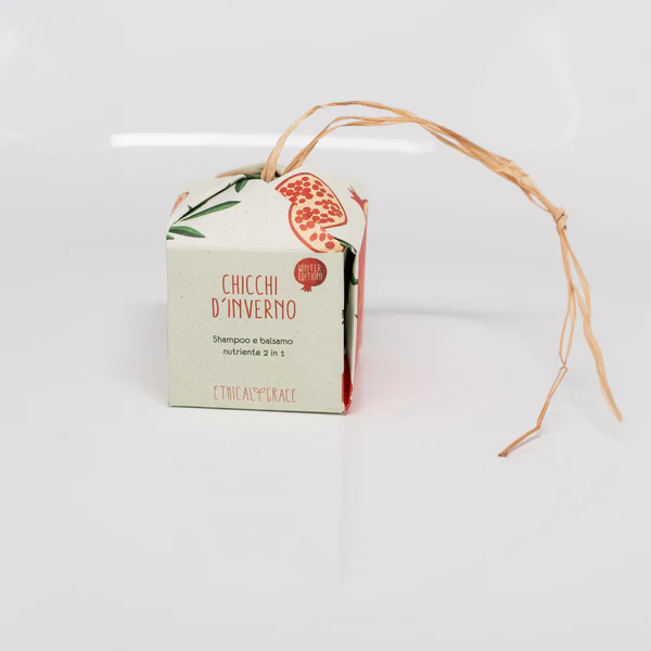 CHICCI D’INVERNO Shampoo e Balsamo Solido Nutriente 2 in 1 50 grammi