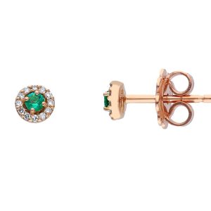 Orecchini smeraldi e diamanti  BELLE EPOQUE Art. CIP250060