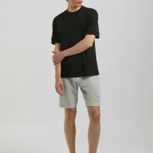 Bermuda in felpa con trama