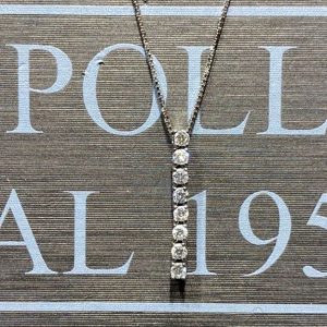 Pendente diamanti in oro bianco Art. CLN004035