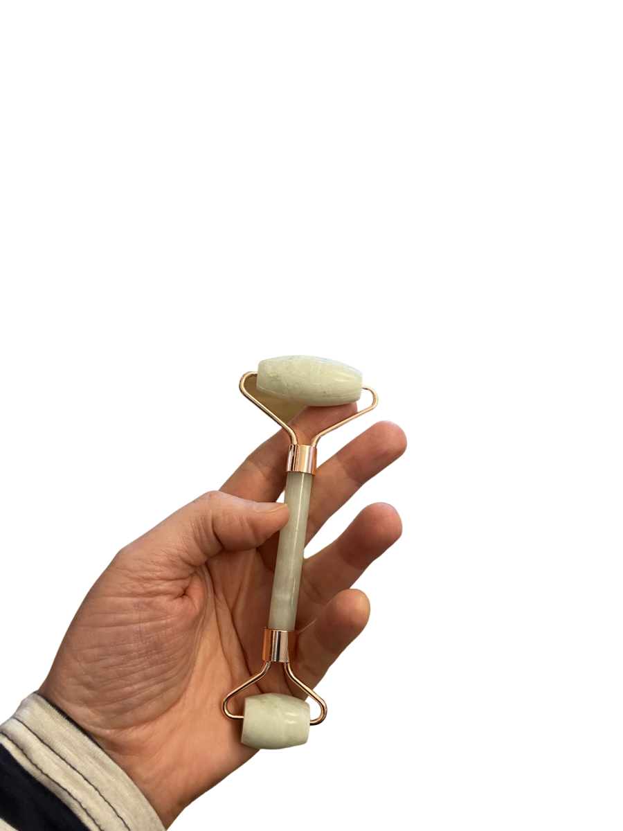Face Roller Giada Verde per un Viso più Giovane PelleBio