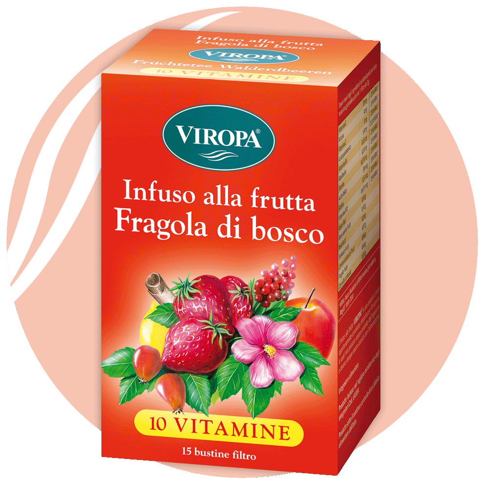 Fragola di bosco alle Vitamine 15 bustine filtro
