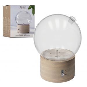 Diffusore Oli Essenziali Bulle Legno Vetro