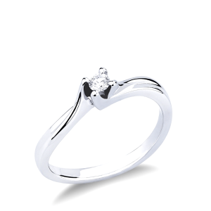 ANELLO SOLITARIO ORO E DIAMANTI COD.ART. AN1212