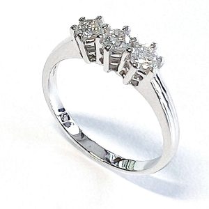 Anello trilogy di diamanti e oro ARMONIE  art.AN2938