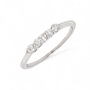 Anello veretta cuori con diamanti CUPIDO art. AN3089