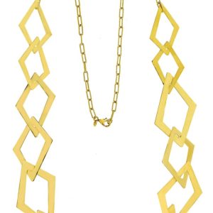 Collana in argento dorato  art. KC173CIP