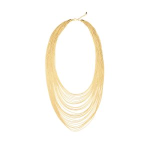 Collana in filato metallico e argento Borsari art. CL-RUG01S