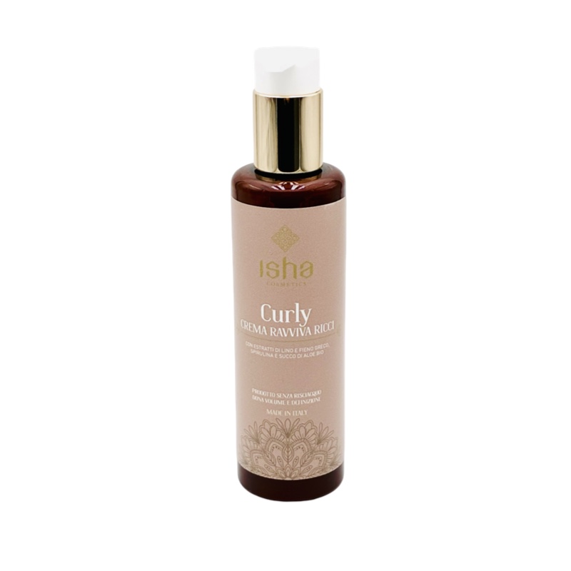 Crema Ravviva Ricci Curly con estratti di Fieno Greco, Spirulina e olio di Nigella 200 ml