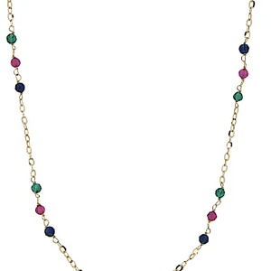 Collana girocollo catena con quarzi Art. MASGR3