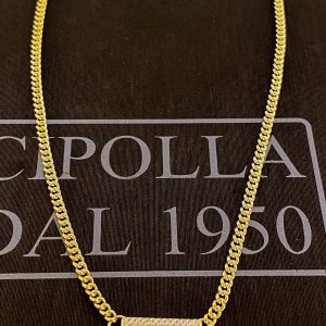girocollo argento 925% yellow gold