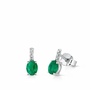 Orecchini smeraldi oro e diamanti GEMME Art. OR3P/1S