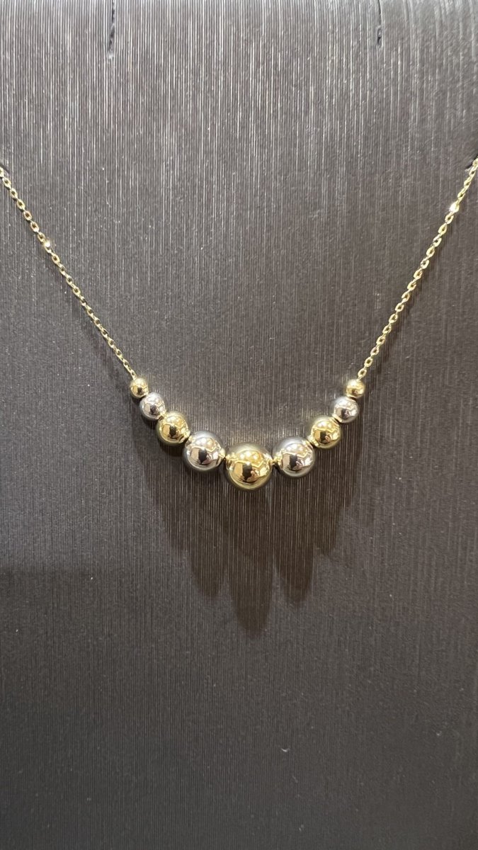 girocollo sfere oro 750% ART:MAS12