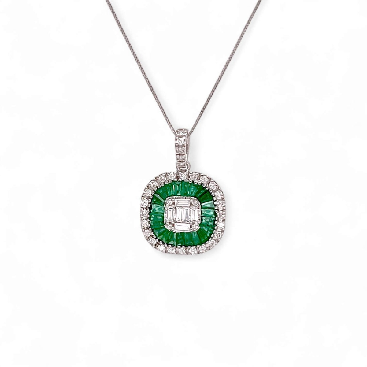 Pendente smerldi oro e diamanti BELLE EPOQUE Art. 131404