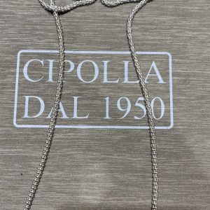collana argento argento 925% 80 cm