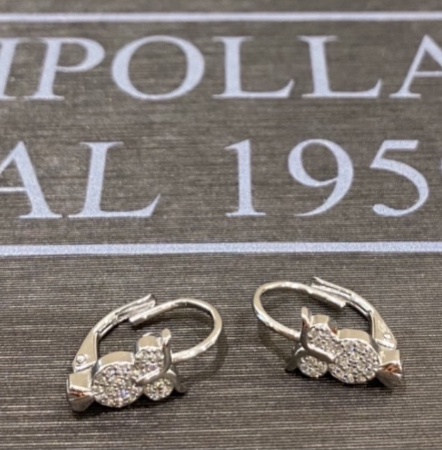 orecchini gufo argento 925%