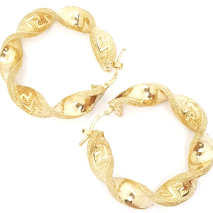 Orecchini a cerchio  in oro giallo Art. ORCE01