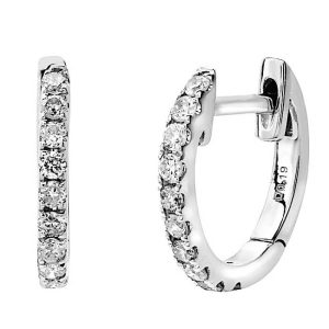 Orecchini a cerchio con diamanti Art .ED05205XAB