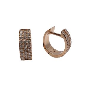 Orecchini a cerchio con diamanti Art.OR1559-Z