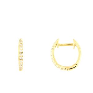 Orecchini a cerchio con diamanti Art. E01820YA01