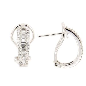 Orecchini con diamanti taglio baguette art. 2355EW