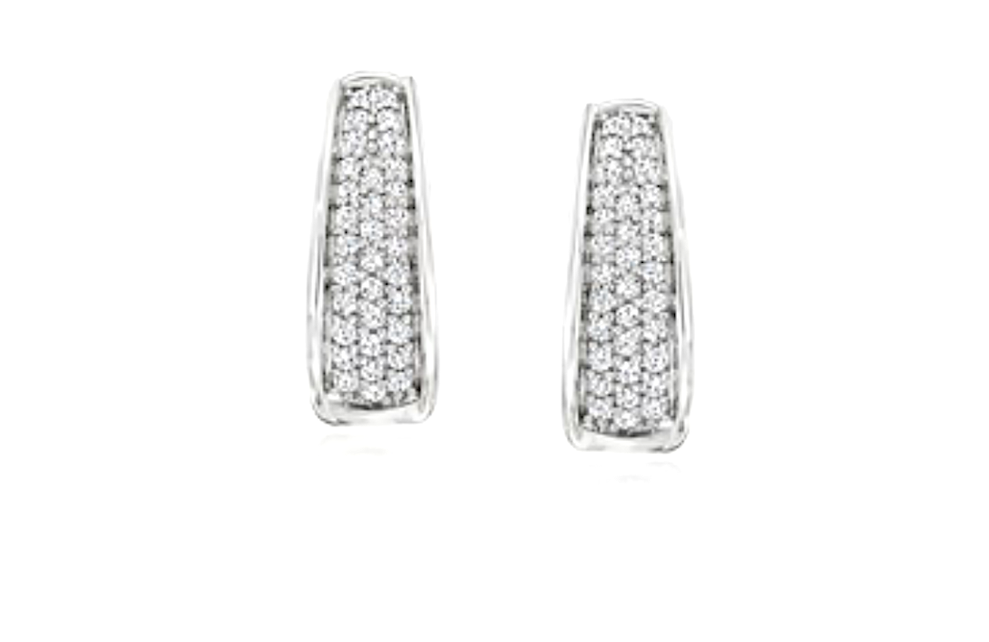 Orecchini a cerchio con diamanti Art. OR1171-1