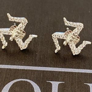 Orecchini  trinacria argento 925%