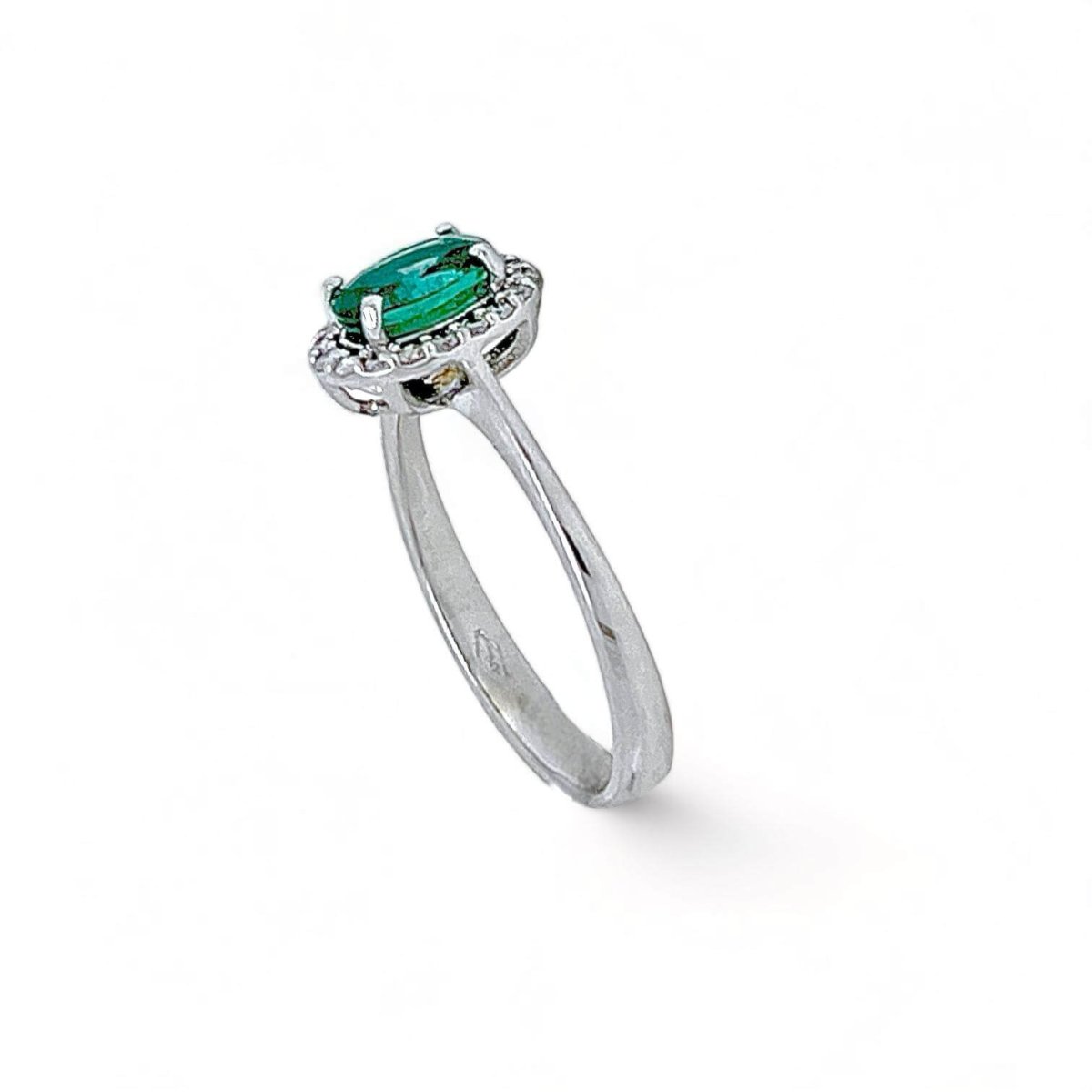 Anello smeraldo e diamanti BELLE EPOQUE ART. AN1107 - immagine 5