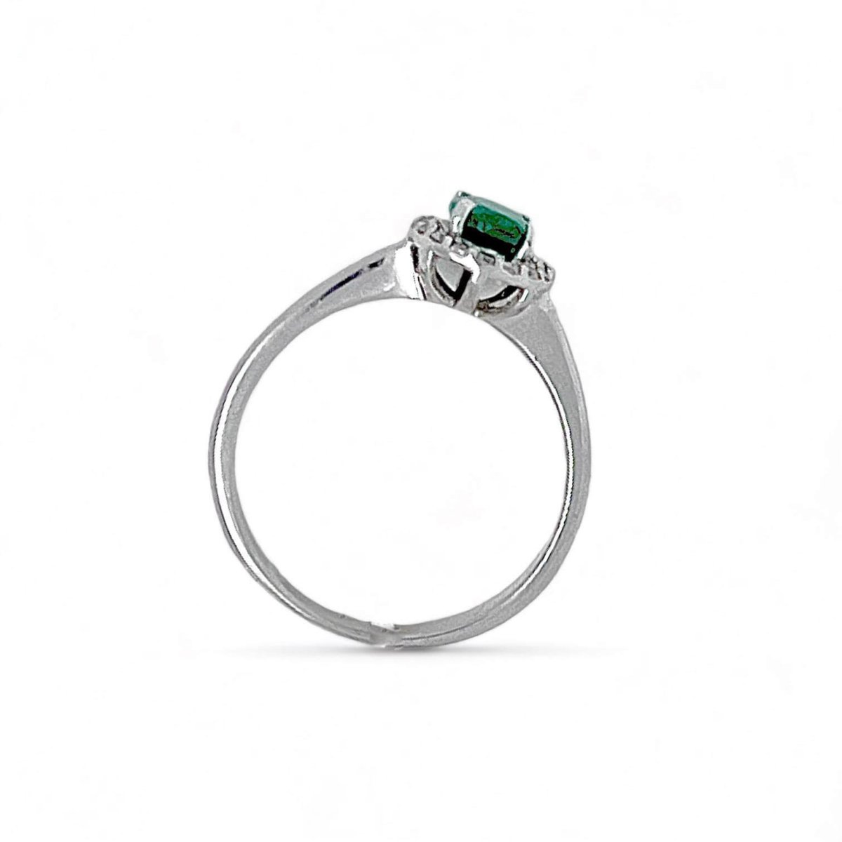 Anello smeraldo e diamanti BELLE EPOQUE ART. AN1107 - immagine 3