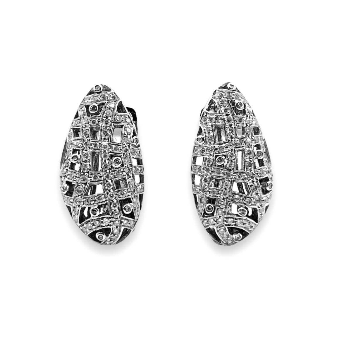 Ponte Vecchio Gioielli Orecchini Oro e Diamanti Art. S0322BRW