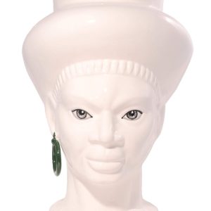 Testa di moro UOMO POP Agaren colore BIANCO LUCIDO Art. POP001/BL