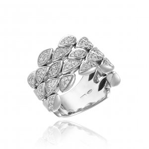 Anello Chimento oro bianco e diamanti 1A01601BB5140