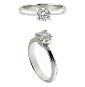 Anello Chimento oro bianco e diamanti 1AEG0102G5140