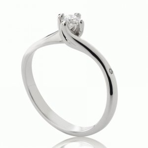 Anello Chimento oro bianco e diamanti 1AEK0102G5140