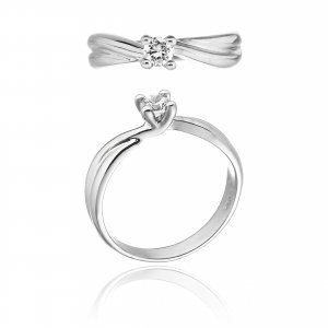 Anello Chimento oro bianco e diamanti 1AET0102G5100