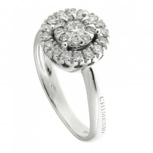 Anello Chimento oro bianco e diamanti 1ABJ030BB5140