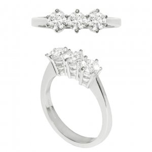 Anello Chimento oro bianco e diamanti 1ADZ0102G5140