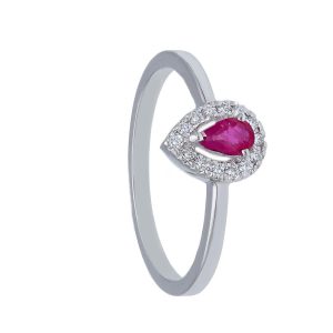 Anello rubino e diamanti BELLE EPOQUE Art. CIP254347