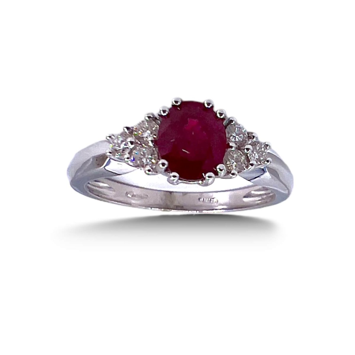Anello diamanti e rubino GEMME Art.AN2333