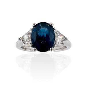 Anello zaffiro in oro e diamanti  GEMME Art.97/22