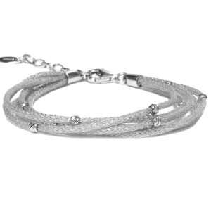 Bracciale Argento 925% rodiato diamantato BORSARI ART. BR-VENERE02P