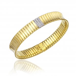 Bracciale Chimento oro bicolore e diamanti 1B01832B12180