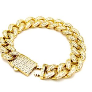 Bracciale  oro 750% maglia grumette Art.BRGRUM1