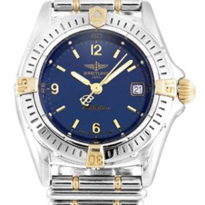 BREITLING Orologio LADY CALLISTINO STAHL / GOLD DAMENUHR