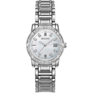 Orologio Bulova Solo Tempo Donna Diamanti 96W105