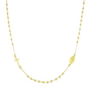 Collana catena Rosario oro giallo Art. ROOG10