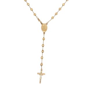 Collana catena Rosario oro giallo Art. ROOG03