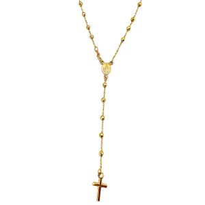Collana catena Rosario oro giallo  Art. ROOG11