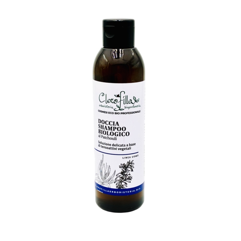 Uomo Doccia Shampoo Biologico al Patchouli 200 ml
