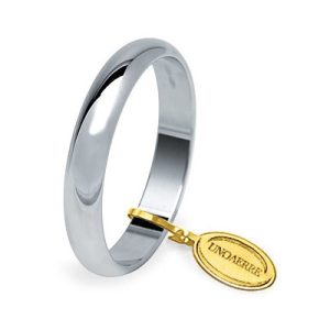 Fede unisex gioielli Unoaerre Fedi Classiche 5 GRAMMI ORO BIANCO 50 AFN 1B